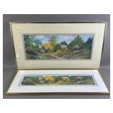 Framed/Signed/# Ratterman Watercolor Paintings