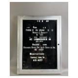 Black Felt Letter Board Display Case