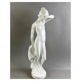 Antq Mademoiselle Modele Female Statue