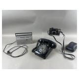 General Electric AM/FM Radio, Minolta Camera, More