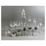 Vtg Clear Glassware Lot