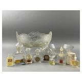 Vintage Glass Perfume Bottles & More
