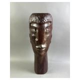 Antq Hand Carved Mahogany African Tribal Sculpture