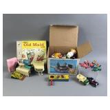 Lot of Vtg Dollhouse Toys & More
