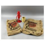 Vtg Planters Mr. Peanut Plastic Coin Bank & More