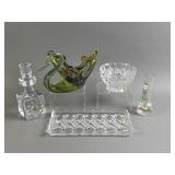 Collection of Decorative Glassware Lot