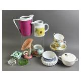 Assortment of Vintage Decorative Dishware