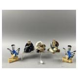 Vintage Hand-painted Japan Figurines