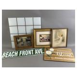 Framed Paintings, Decorative Signs, & More