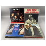 Vintage Albums Queen, Louis Armstrong & More