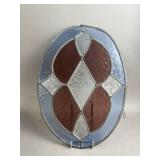 Oval Stained Glass Sun Catcher