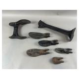 Antique Cast Iron Cobblers Shoe Stand Anvil