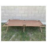 Hudsons Gold Metal Folding Cot w/ Original Box