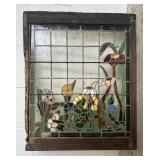 Large Tiffany Style Stained Glass Window