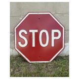 Authentic Vintage Stop Sign Street Sign