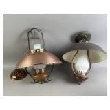 2 Hanging Light Fixtures