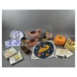 Fall Decor, Vintage Coasters, Party Paper Products
