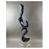 Murano Style Large Art Glass Sculpture