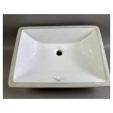 White Ceramic Bathroom Sink