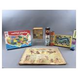 Vintage Board Games, Comic Strip, Dice & More