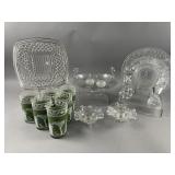 Vtg Jeannette Glass Tumblers & More
