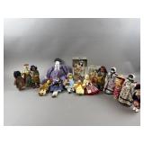 Vintage Misc. Porcelain, Plastic & Wooden Dolls