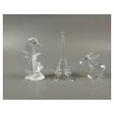 3 Swarovski Crystal Figurines - Moose & More
