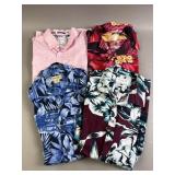 Menï¿½s Hawaiian/Vacation Shirts Lot