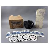 Vtg View Master Junior Projector, Slides & More