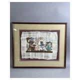 Vtg King Tutfukamon Print
