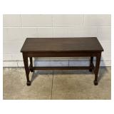 Antq/Vtg Wood Piano Bench