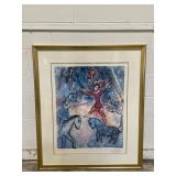 Framed/Signed/# Lithograph by Marc Chagall