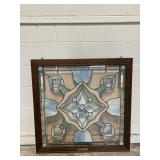 Framed Handmade Stained Glass by P. Kilmek