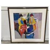 Framed/Signed/# Litohograph by Tarkay