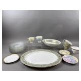 Vtg Royal Doulton China Set & Assorted Glassware