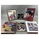 Misc. Vtg NASCAR Books, Jeff Gordon Pins & More