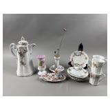 Vintage Floral Tea Set & Assorted China