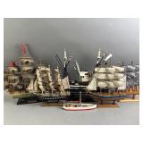 Decorative Wooden Sailboat Models