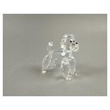 Swarovski Poodle Dog Figurine W/ Original Box