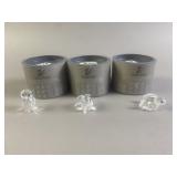 3 Swarovski Crystal Figurines W/ Original Box