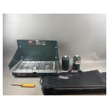 Coleman Two Burner Propane Stove & Case
