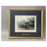 Framed/Signed Lochaven Cottage Print by T. Kinkade