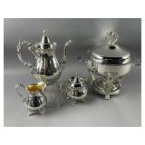 Baroque Wallace Silver-plated Tea Set & More