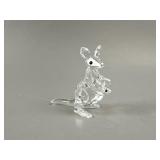 Swarovski Mother Kangaroo Figurine W/ Original Box