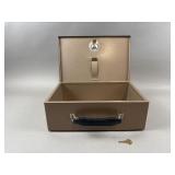 8x12.5 Metal Lock Box With Key