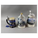 Various Vtg Steins - Longton Crown, NASCAR & More