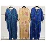 Silky Ladies Kaftan Cover Up Dresses Large/XL