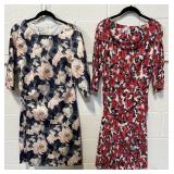 Sara Campbell Floral Midi Spring Dresses Size 10