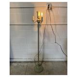 Vtg Metal 3-arm Floor Lamp