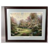 Framed/Signed/# Beyond Spring Gate by T. Kinkade